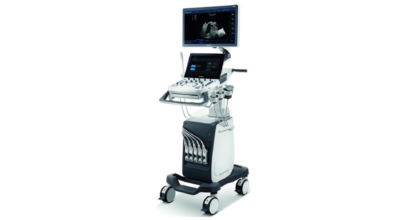 Échographe Doppler couleur sur chariot